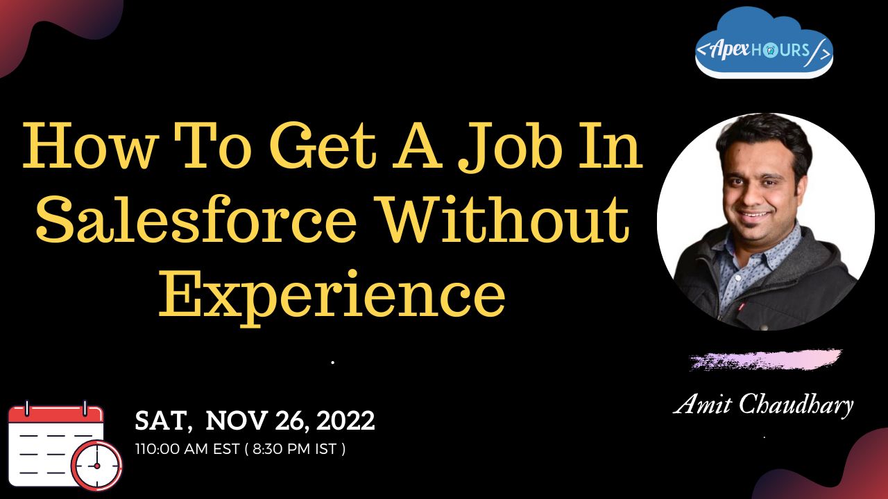 How To Get A Job In Salesforce Without Experience