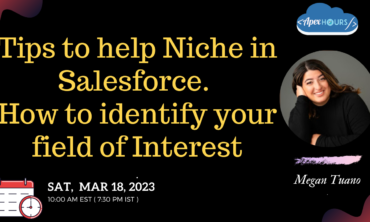 Tips to help Niche in Salesforce. How to identify your field of Interest