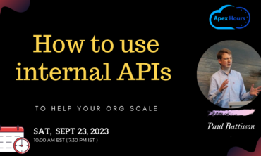 How to use internal APIs to help your org scale