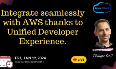Integrate seamlessly with AWS thanks to Unified Developer Experience